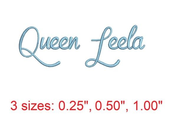 Download Queen Leela Embroidery Font - Embroidery font Collection