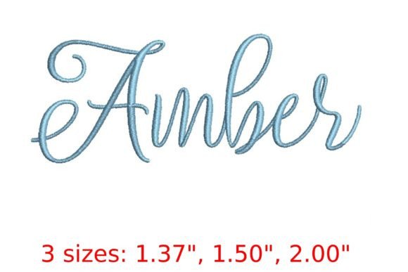 Download Amber Embroidery Font - Premium Resources