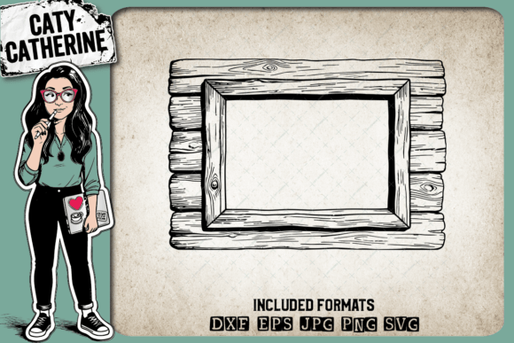 Download Rustic Wooden Frame – Home Decor SVG - Wood Collection