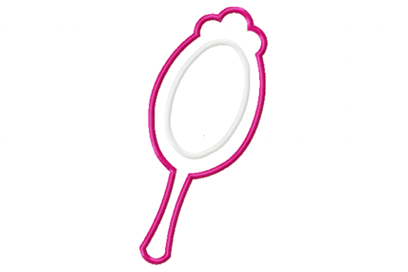 Download Princess Mirror Applique - Premium Resources