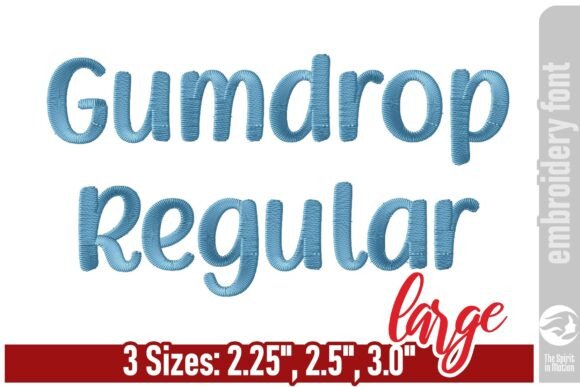 Download Gumdrop Playful Embroidery Font - Large - Premium Resources